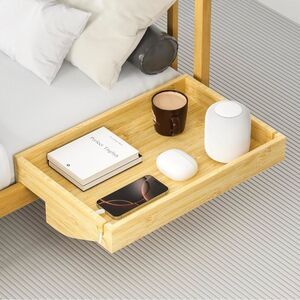 ICASA Bedside Shelf with Cup Holder